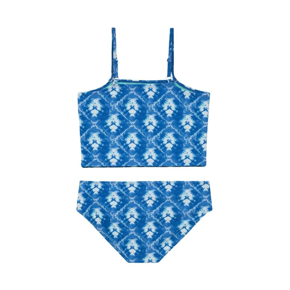Teens Niña Tankini UV+30 Recto Recto Tie Dye Azul