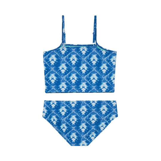 Teens Niña Tankini UV+30 Recto Recto Tie Dye Azul