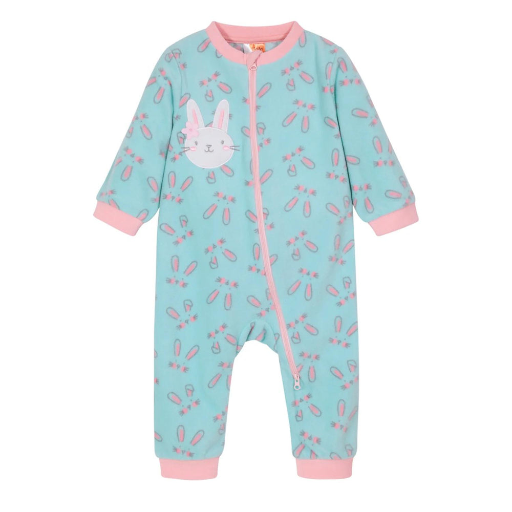 Beba Pijama Conejo 1Pz H2O Wear Verde Agua Polar
