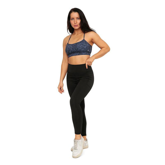 Legging Mujer Clasica Con Bolsillos H2O Wear Negro