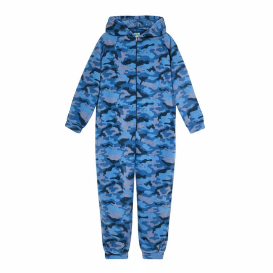 Pijama Niño Polar Camuflaje H2O Wear Azul