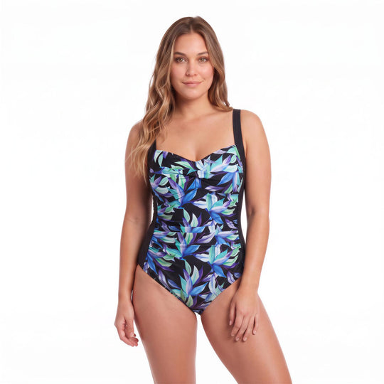 Traje de Baño Mujer Control Cortes Costado Diana | H2O WEAR