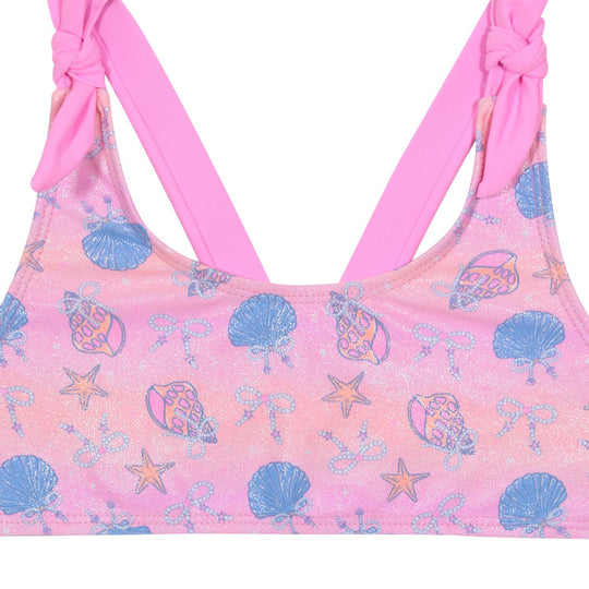Bikini UV50 Niña Straps Y Fake Ties | H2O WEAR