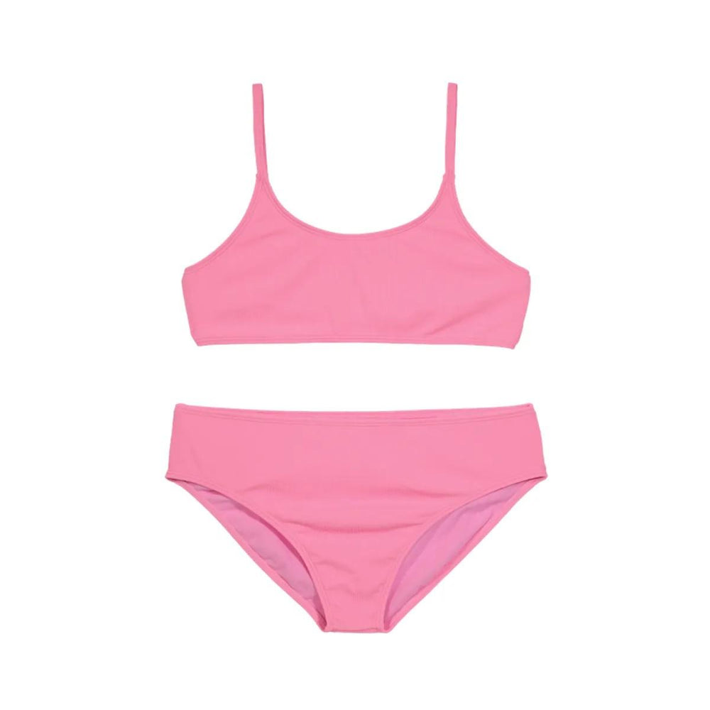 Teens Niña Bikini UV+30 Bretel Rib Rosado
