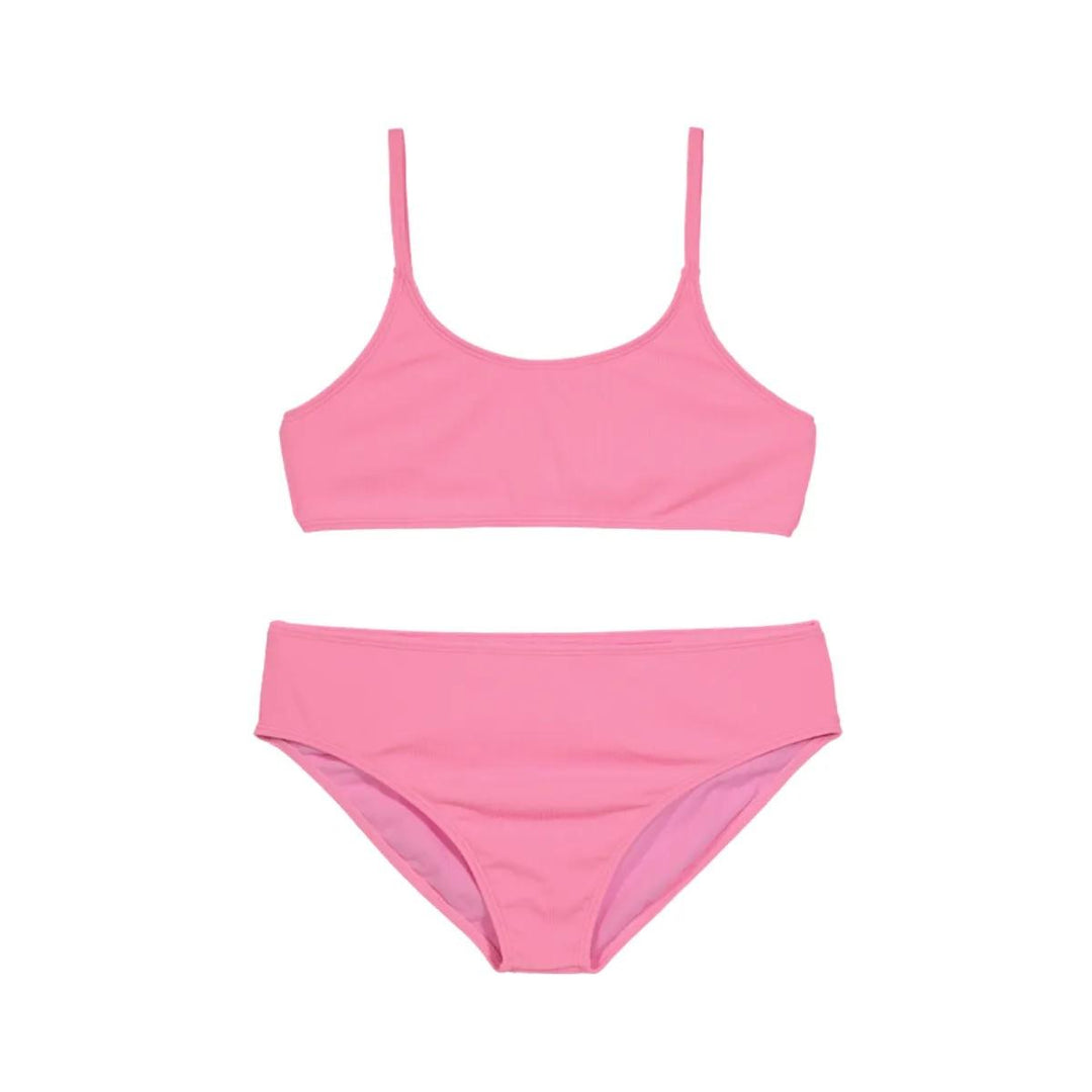 Teens Niña Bikini UV+30 Bretel Rib Rosado