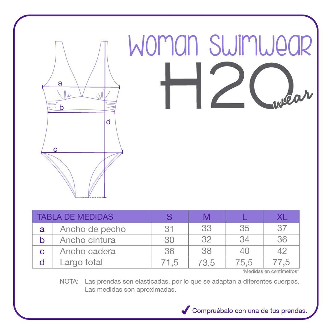 Traje de Baño Mujer Escote V Emma | H2O WEAR
