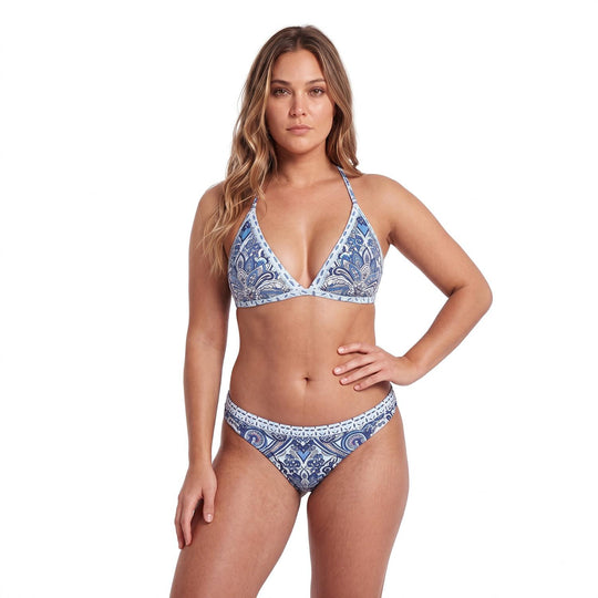 Traje de Baño Bikini Mujer Triangulo Compose |H2O Wear Turquesa