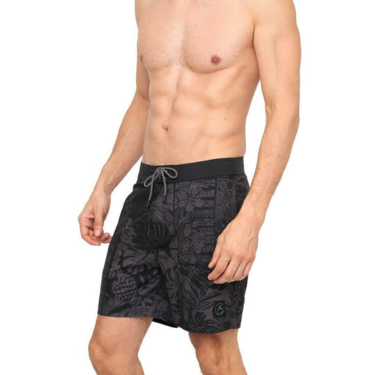 Traje de Baño Hombre Short Pretina W Stretch H2O Wear Negro