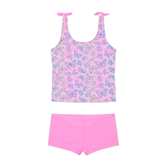 Tankini UV50 Niña Fake Ties | H2O WEAR