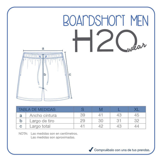 Short de Baño Hombre Estamp 4W Stretch Malta| H2O WEAR