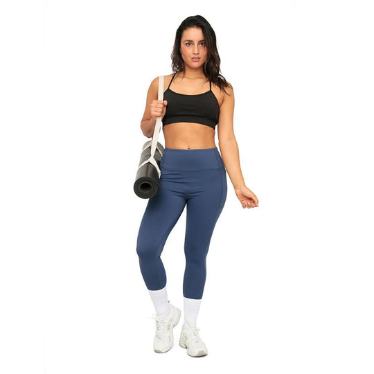Legging Mujer Clasica Con Bolsillos H2O Wear Azul
