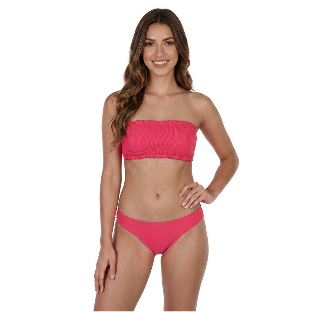 Traje de Baño Bikini Mujer Top Elasticado|H2O Wear Rojo