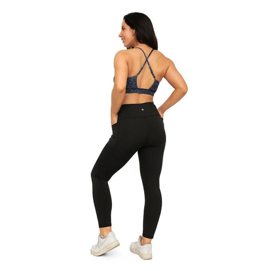 Legging Mujer Clasica Con Bolsillos H2O Wear Negro