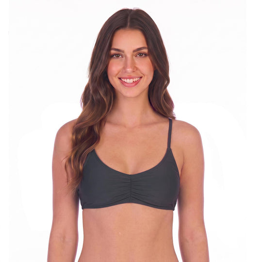 Traje de Baño Top Bralette Mujer H2O Wear Gris