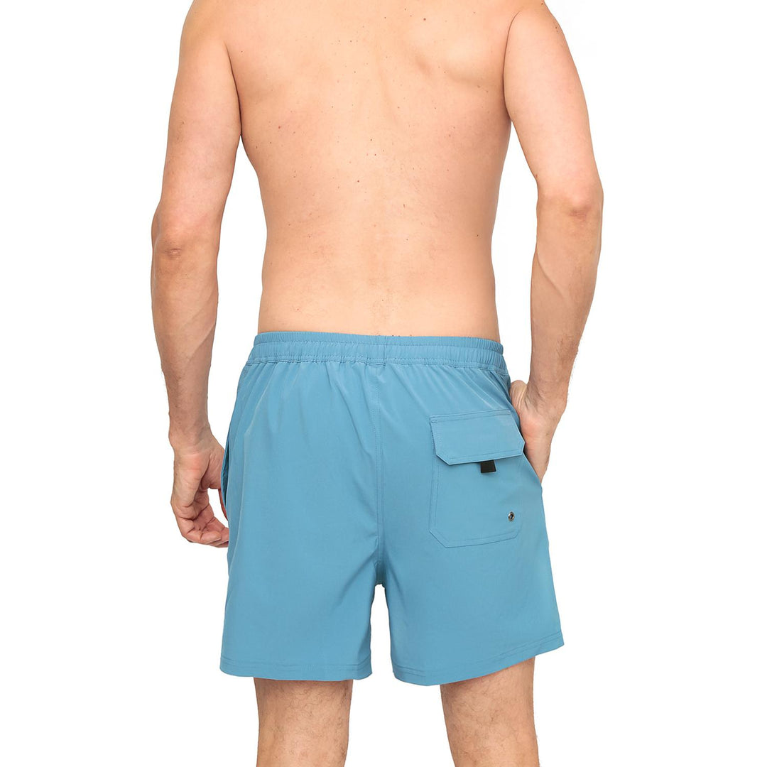 Traje de Baño Hombre Short W Stretch H2O Wear Azulino