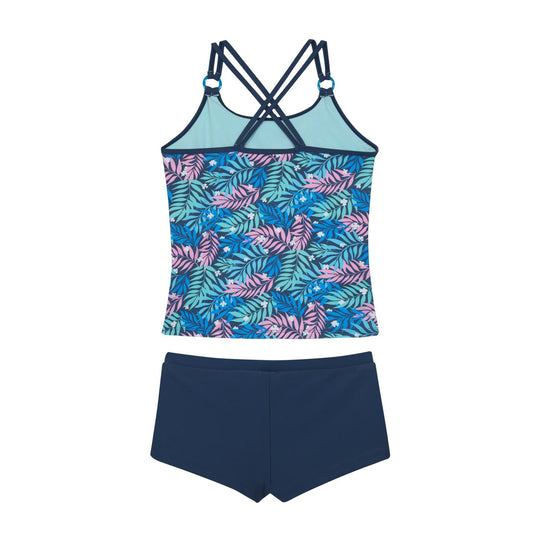 Tankini UV50 Teens Niña Subl Espalda Cruzada | H2O WEAR