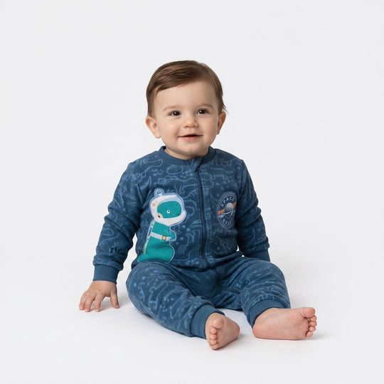 Bebe Pijama Space Explore 1Pz H2O Wear Azul Polar