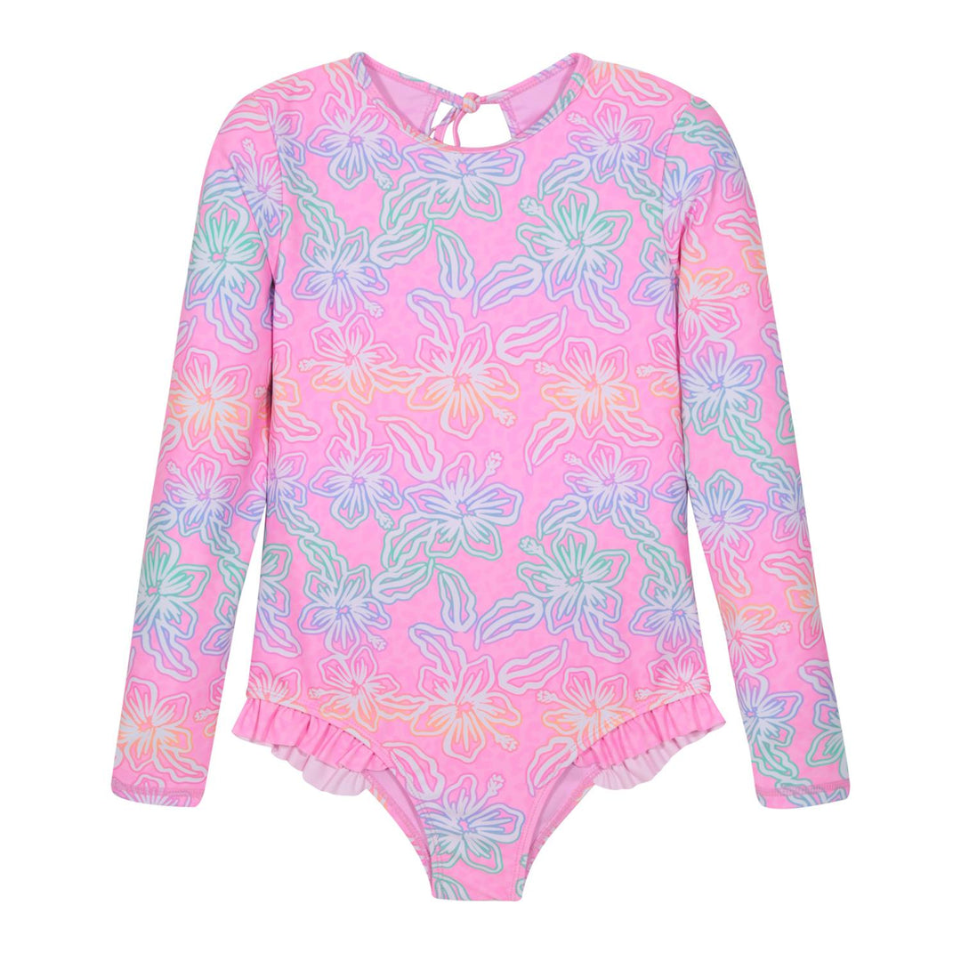 Traje de Baño UV50 Niña Vuelo Piernas M.Larga | H2O WEAR