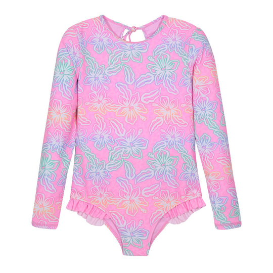 Traje de Baño UV50 Niña Vuelo Piernas M.Larga | H2O WEAR