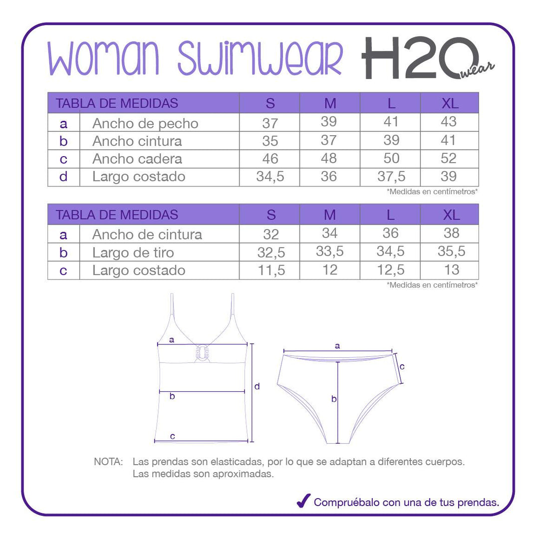 Tankini Mujer Accesorio Marina | H2O WEAR