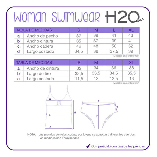Tankini Mujer Accesorio Marina | H2O WEAR