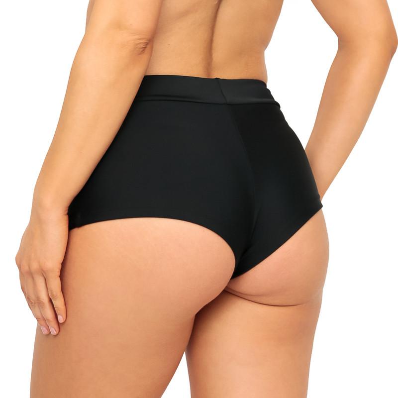 Traje de Baño Bottom Hot Pant Olivia H2O Wear Negro