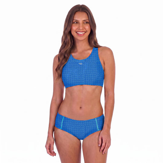 Traje de Baño Bikini Mujer Modelo Deportivo|H2O Wear Turquesa