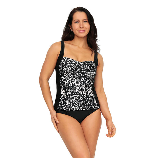 Traje de Baño Mujer Tankini Control Selena H2O Wear Negro