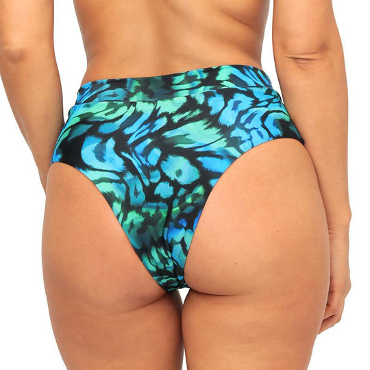 Traje de Baño Mujer Bottom Alto Raquel H2O Wear Azulino