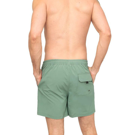 Traje de Baño Hombre Short W Stretch H2O Wear Verde