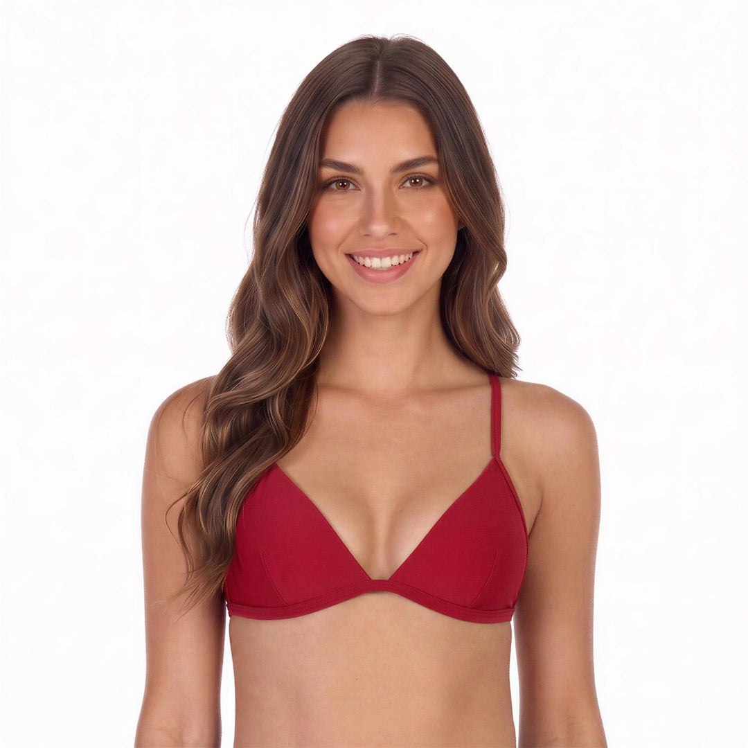 Bikini Top Mujer Burdeo | H2O Wear