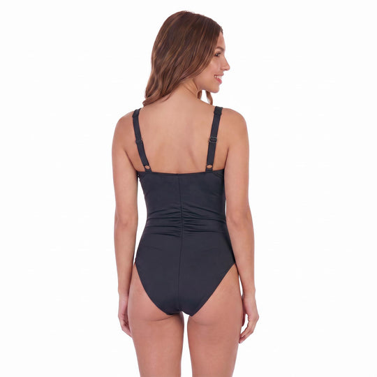 Traje de Baño Mujer Control Cortes Costado Diana | H2O WEAR