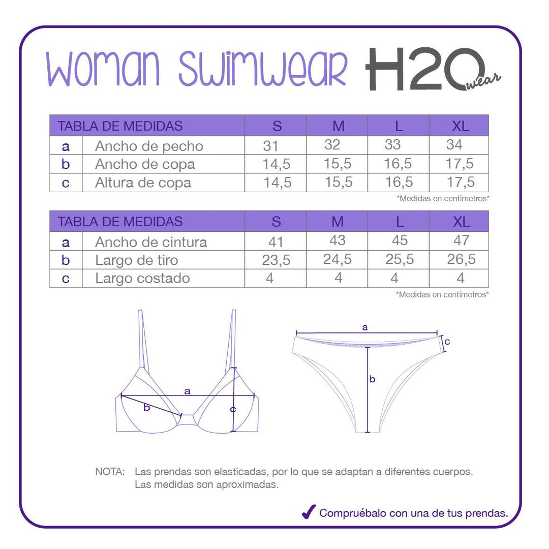 Bikini Mujer Wire Amarras Bella | H2O WEAR