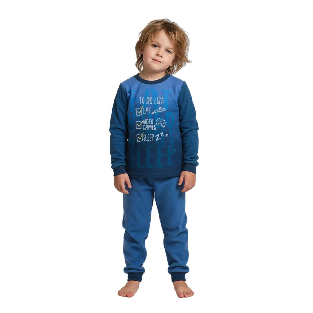 Pijama Niño Polar  H2O Wear Azul