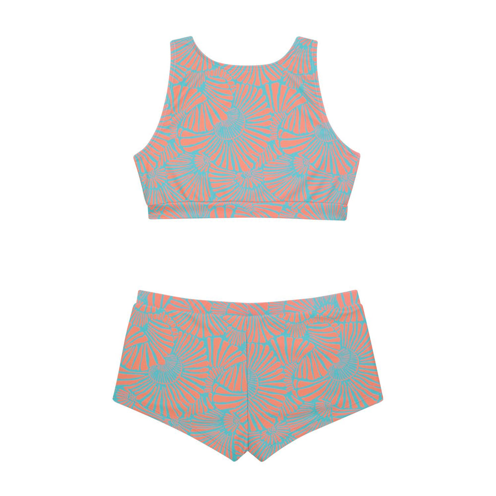 Tankini UV50 Teens Niña Crop Top Amarra | H2O WEAR