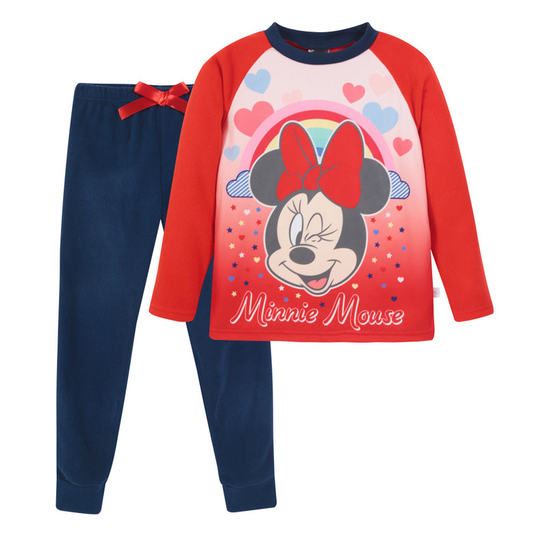 Disney Pijama de Una Pieza para Niñas Pijama Entero Niña de Polar Invierno  Mono Pijama de Stitch Minnie Jack Skellington (Rojo Minnie,2-3 Años):  : Moda